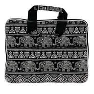 Подплатена чанта за лаптоп (Elepants Motiff) 33x24x3 см