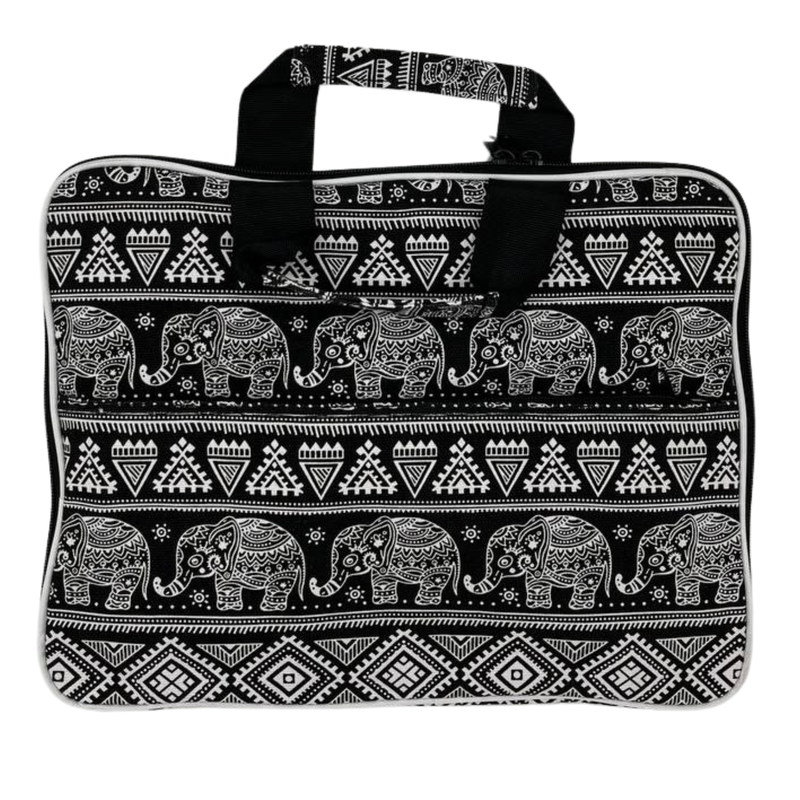 Подплатена чанта за лаптоп (Elepants Motiff) 33x24x3 см