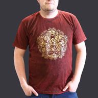 Тениска Измит Ефект Размер XL - Хамса - Бордо