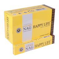15гр - Храмови Ароматизиращи Пръчици "Golden Nag" - Тамян "Щастлив Живот"