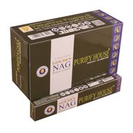 15гр - Храмови Ароматизиращи Пръчици "Golden Nag" - Тамян "Пречистване на Дом"
