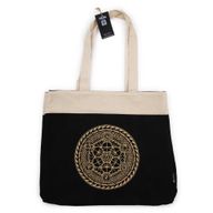 Голяма Tote торба шоколадово каменно пране 14oz - Freedom Chakra