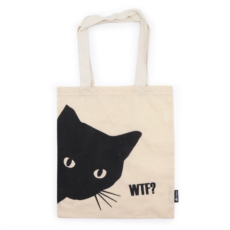 Памучна Еко Чанта Black Cat 40x36см (4 унции)