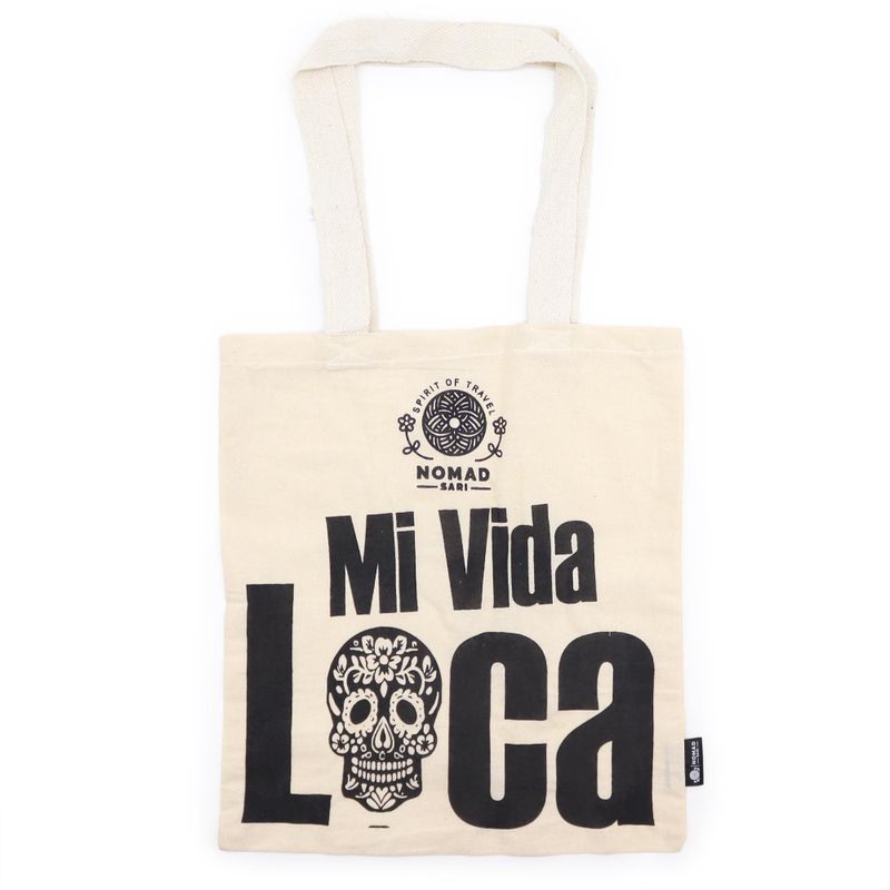Памучна Еко Чанта Mi Vida Loca 40x36см (4 унции)