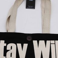 Класическа Еко Чанта Stay Wild, Moon Child, Черна 10 унции