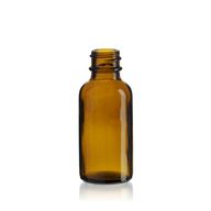 30ml бутилка Boston от кехлибарено стъкло