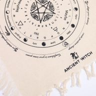 Кърпа За Гадаене Мистичен Молец - Натурален И Черен