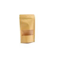 Крафт торба със прозорец 12×20 см