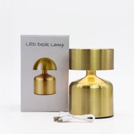 Бронзова Тъч Лампа С USB-C И Батерия (400 mAh)