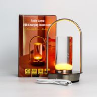 Кристална Тъч Лампа Фенер С USB-C И Батерия (2000 mAh)