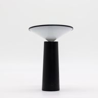 Черна Тъч Лампа Гъба С Декоративна Светлина (2000 mAh)