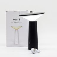 Черна Тъч Лампа Гъба С Декоративна Светлина (2000 mAh)