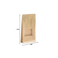 Kraft Squat торби с прозорец - 12х22 см