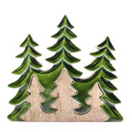 Загубени в гората - Три дървета 3D дървена декорация - 20x23 см