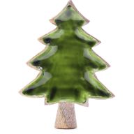 Изгубен в гората - Enamel Tree Wooden Bowl - 25x19cm