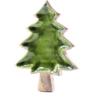Изгубен в гората - Enamel Tree Wooden Bowl - 25x19cm