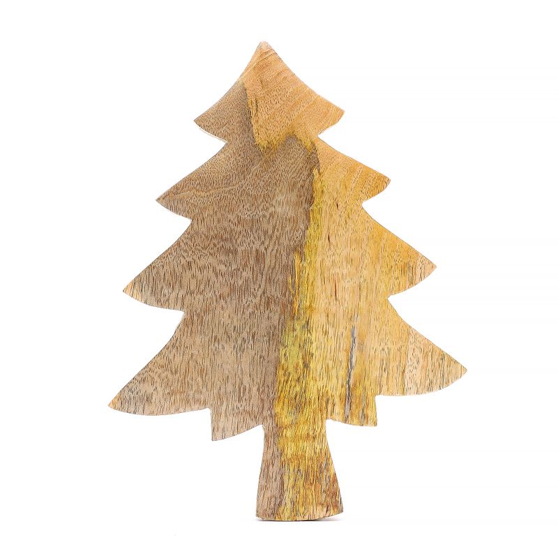 Изгубен в гората - Enamel Tree Wooden Bowl - 25x19cm