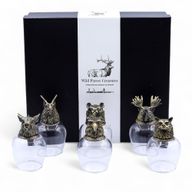 Подаръчен комплект от 6 Bottom Up чаши (100 мл) - Wild Forrest Creatures