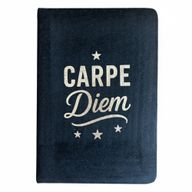 Черна кадифена тетрадка - 80 страници - Carpe Diem