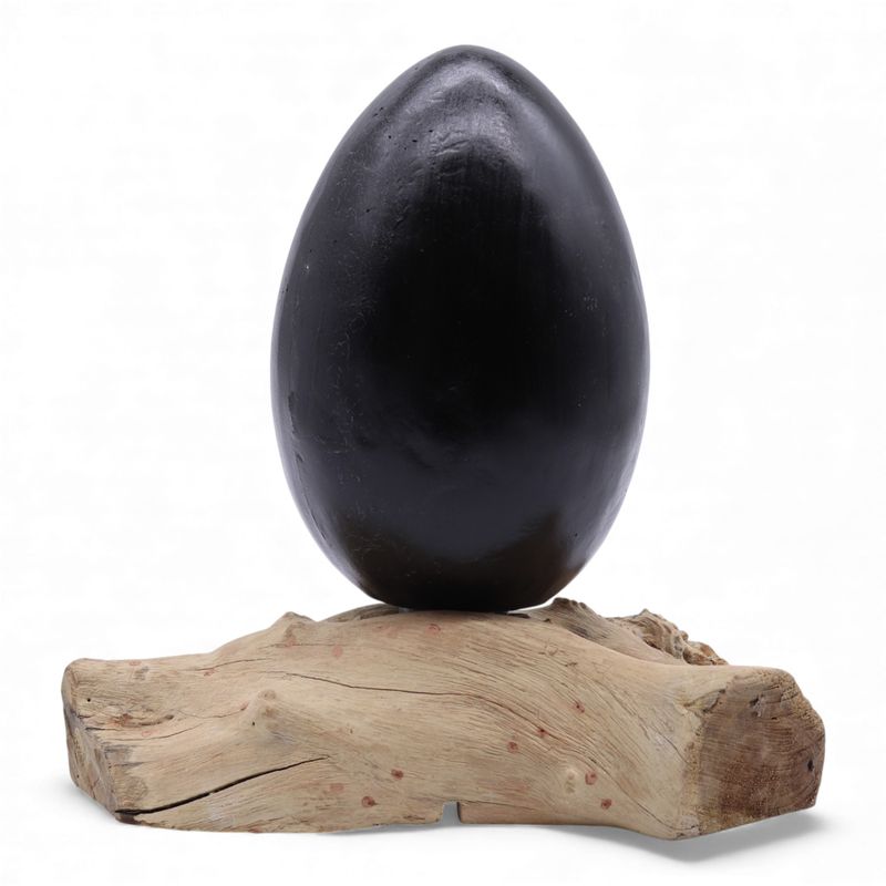 DriftGlow лампа Crackle Lava Egg абажур - сив