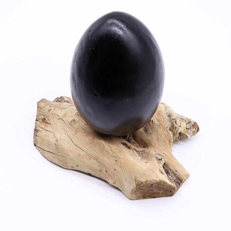 DriftGlow лампа Crackle Lava Egg абажур - сив