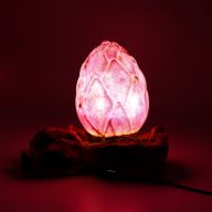 DriftGlow лампа Crackle сенка на лотосово цвете - лилава