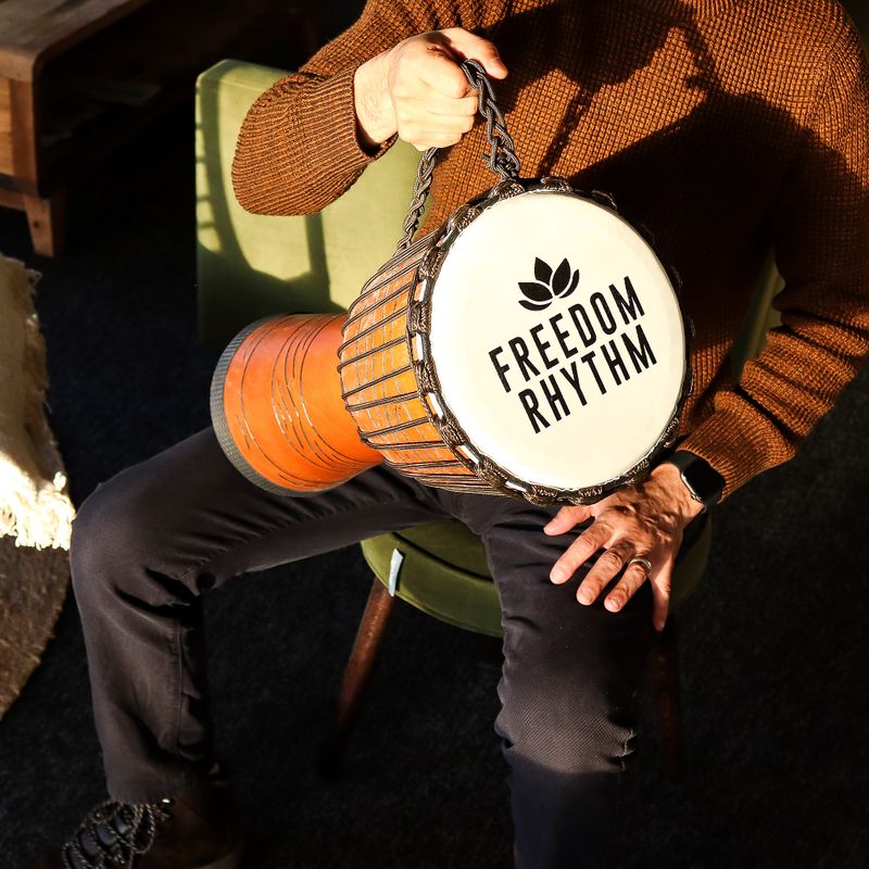 Голямо Професионално Джембе Freedom Rhythm - 50 см