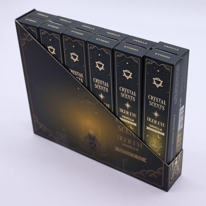 Комплект Ароматни Пръчици Ванилия С Тигрово Око