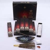 Комплект Ароматни Пръчици Шафран С Червен Ахат