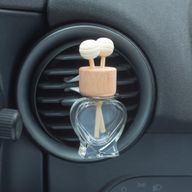 Прозрачни бутилки за автомобилен дифузер за вентилационни отвори - 8 мл - (3 различни дизайна x 4)