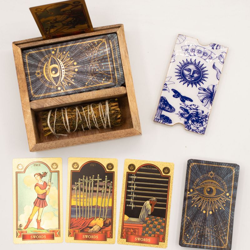 Двойна Кутия за Таро с Държач