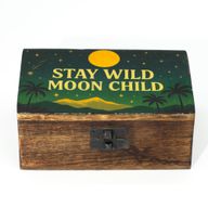 Средна Емайлирана Кутия Stay Wild Moon Child