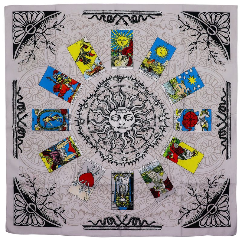 Плат за Четене на Таро - Слънце (75x75 см)
