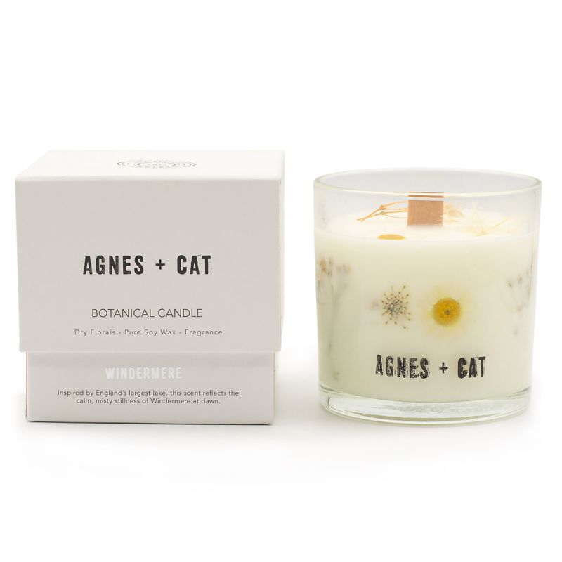 Ботаническа Соева Свещ Agnes & Cat - Тихите Води на Уиндърмиър