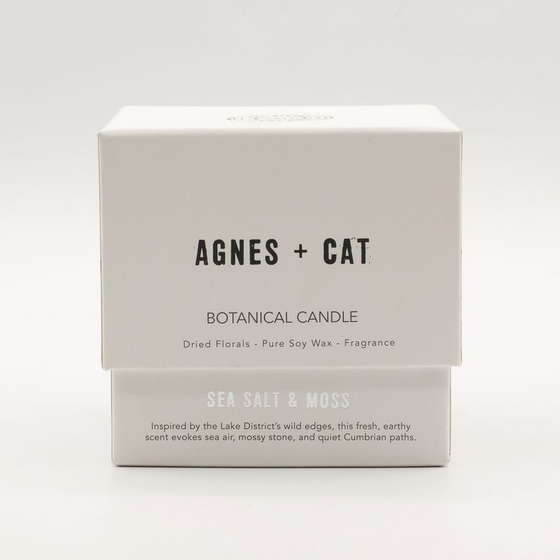 Ботаническа Соева Свещ Agnes + Cat - Морска Сол и Мъх