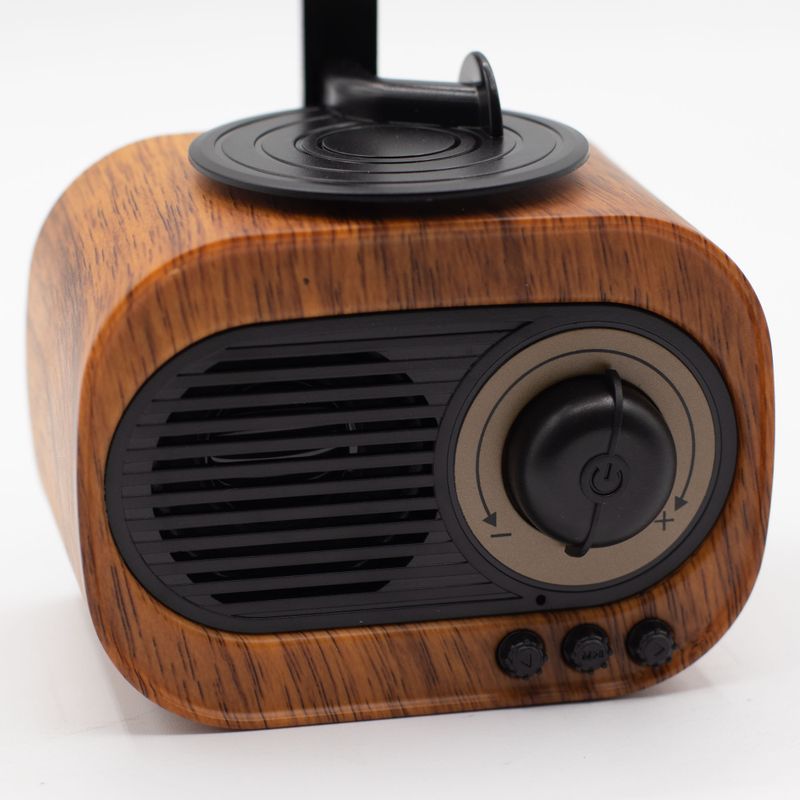 Ретро Мини Тонколона Грамофон С Bluetooth И FM Радио