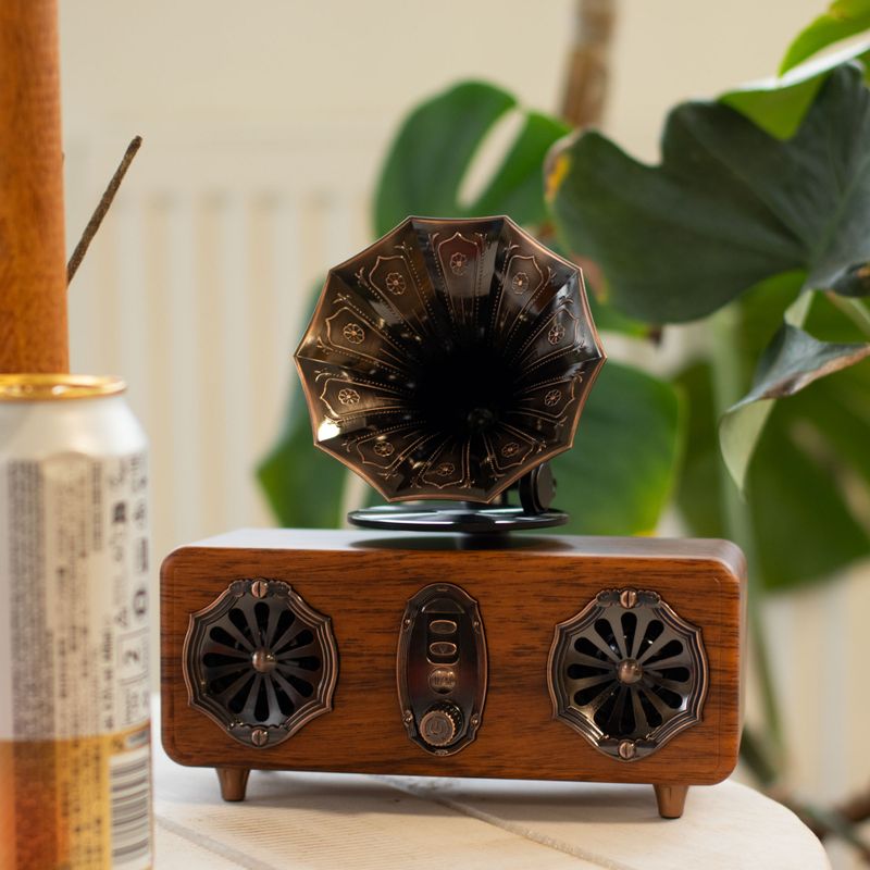 Ретро Мини Грамофон Колонка - Bluetooth