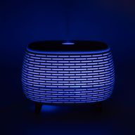 Футуристичен Ребрен Арома Дифузер С LED И Дистанционно