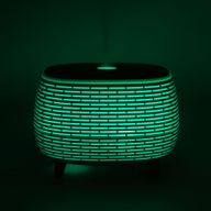 Футуристичен Ребрен Арома Дифузер С LED И Дистанционно
