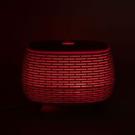 Футуристичен Ребрен Арома Дифузер С LED И Дистанционно