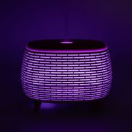 Футуристичен Ребрен Арома Дифузер С LED И Дистанционно
