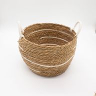 Големи Кошници Памук и Морска Трева - Комплект 3 бр.
