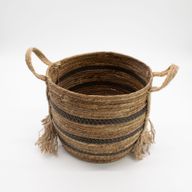 Комплект 3 Бр. Кошници От Бананови Листа И Морска Трева