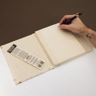 Голяма Тетрадка От Локта С Вградени Цветя - 21x15 См