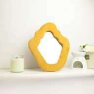 Вълнообразно Огледало Пламък - Невен - 23x27 см