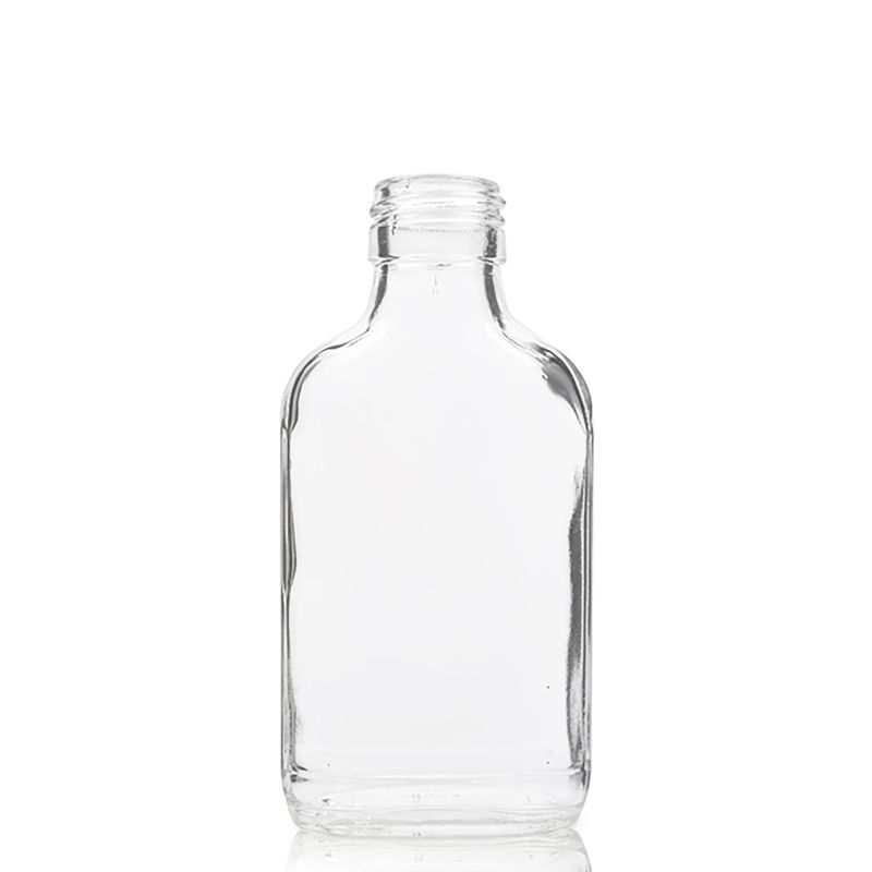 100 ml прозрачен стъклен флакон