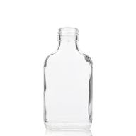 100 ml прозрачен стъклен флакон