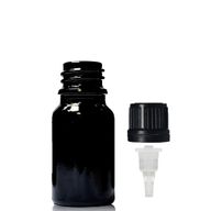 5ml черна стъклена бутилка с капачка за пипета