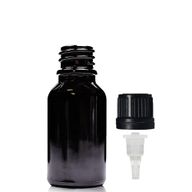 15ml черна стъклена бутилка с капкомер