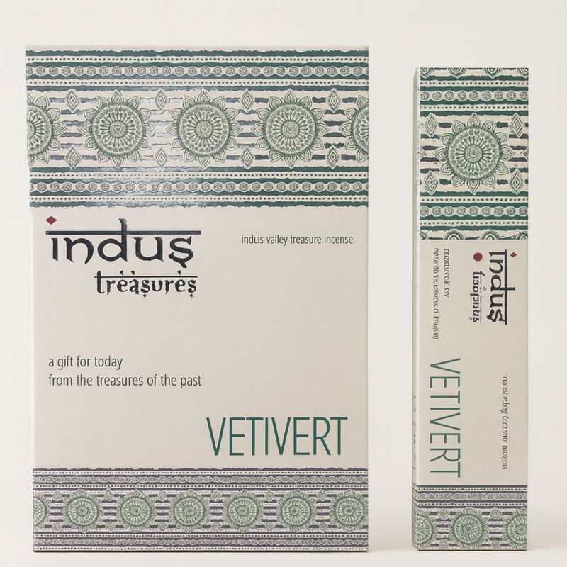 Indus Treasures Vetivert Ароматни Пръчици - 15гр